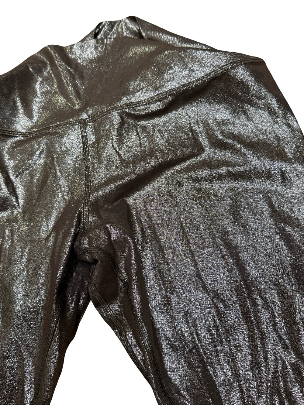 ✨ Lululemon Align High-Rise Crop 21" Radiate Foil Print French Press Size 12 - Picture 9 of 16
